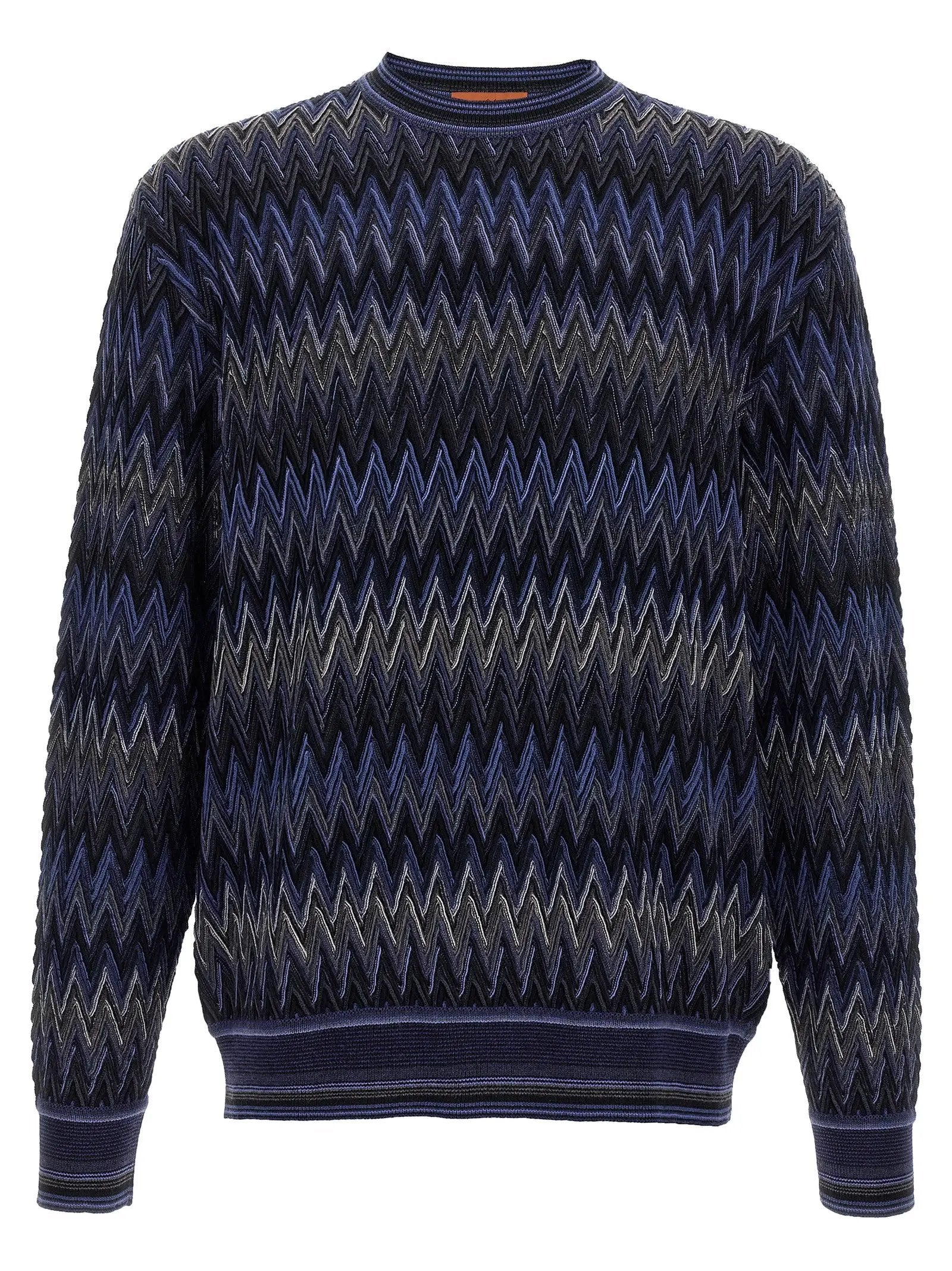Missoni Blue Wool Cardigan