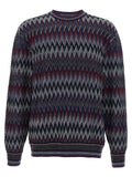 Missoni Blue Wool Cardigan