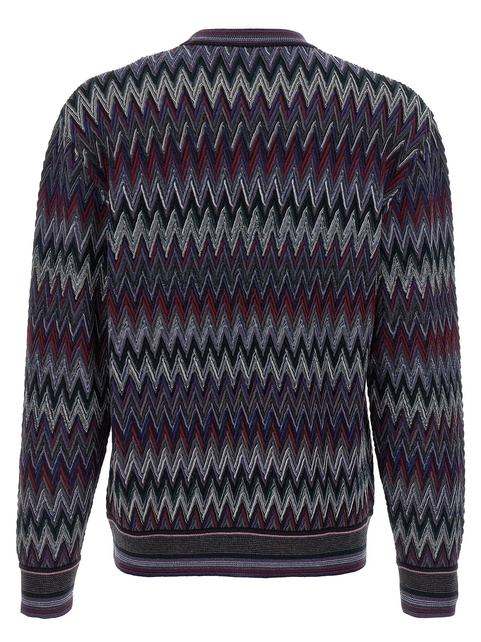 Missoni Blue Wool Cardigan