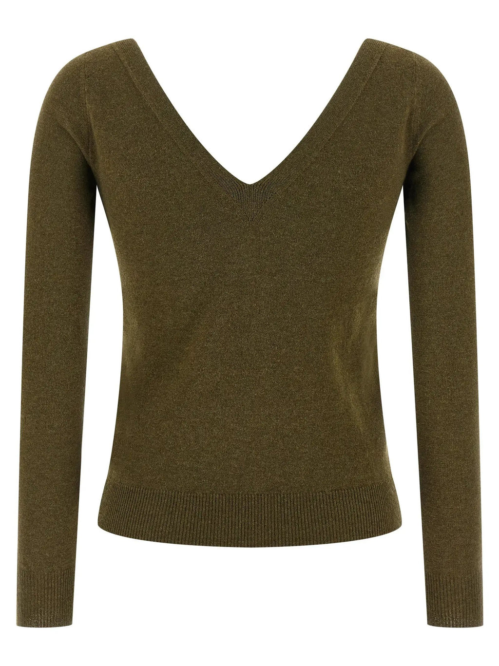 Saint Laurent Bicolor Cashmere Cardigan
