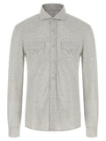 Brunello Cucinelli Gray Cotton Blouse