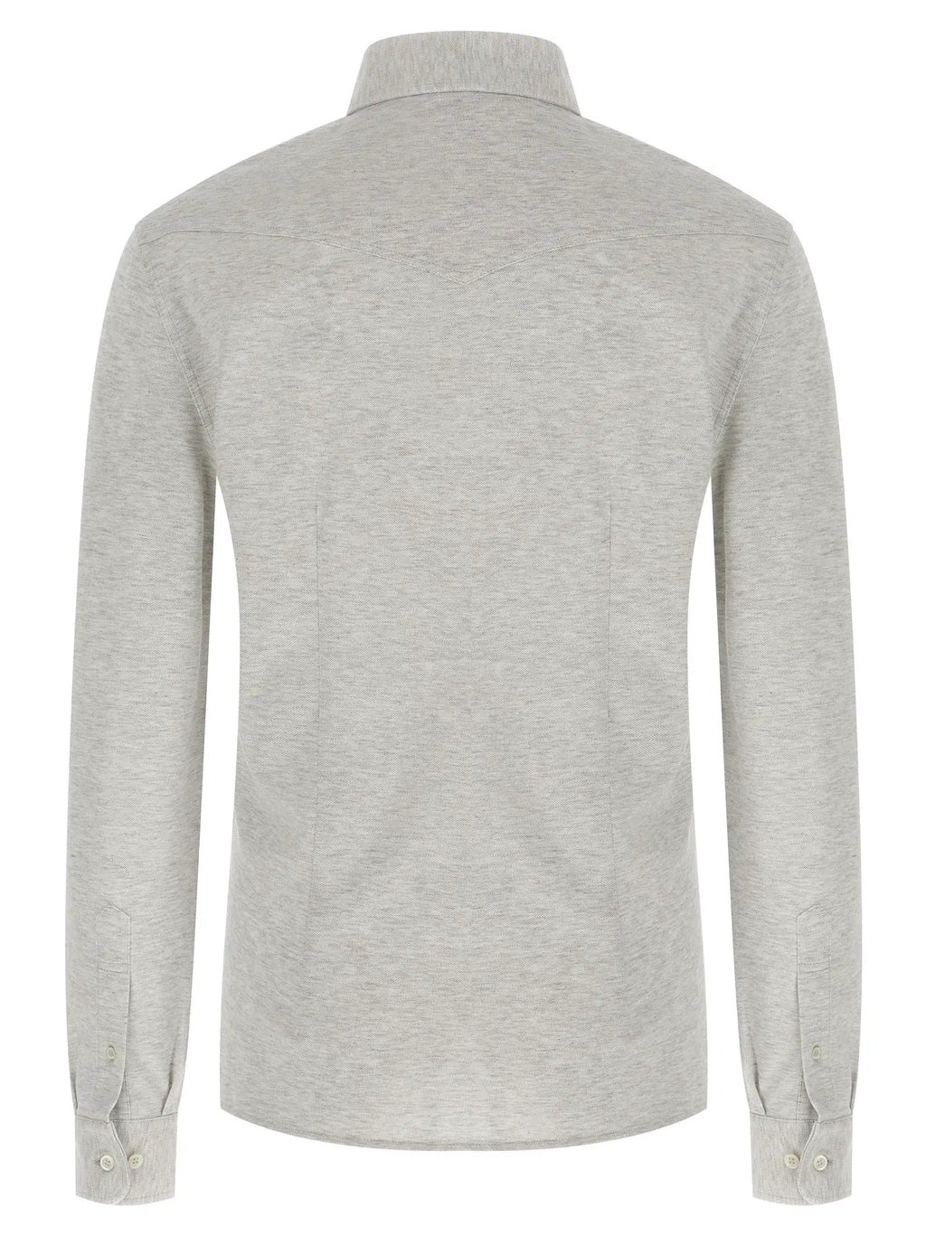Brunello Cucinelli Gray Cotton Blouse