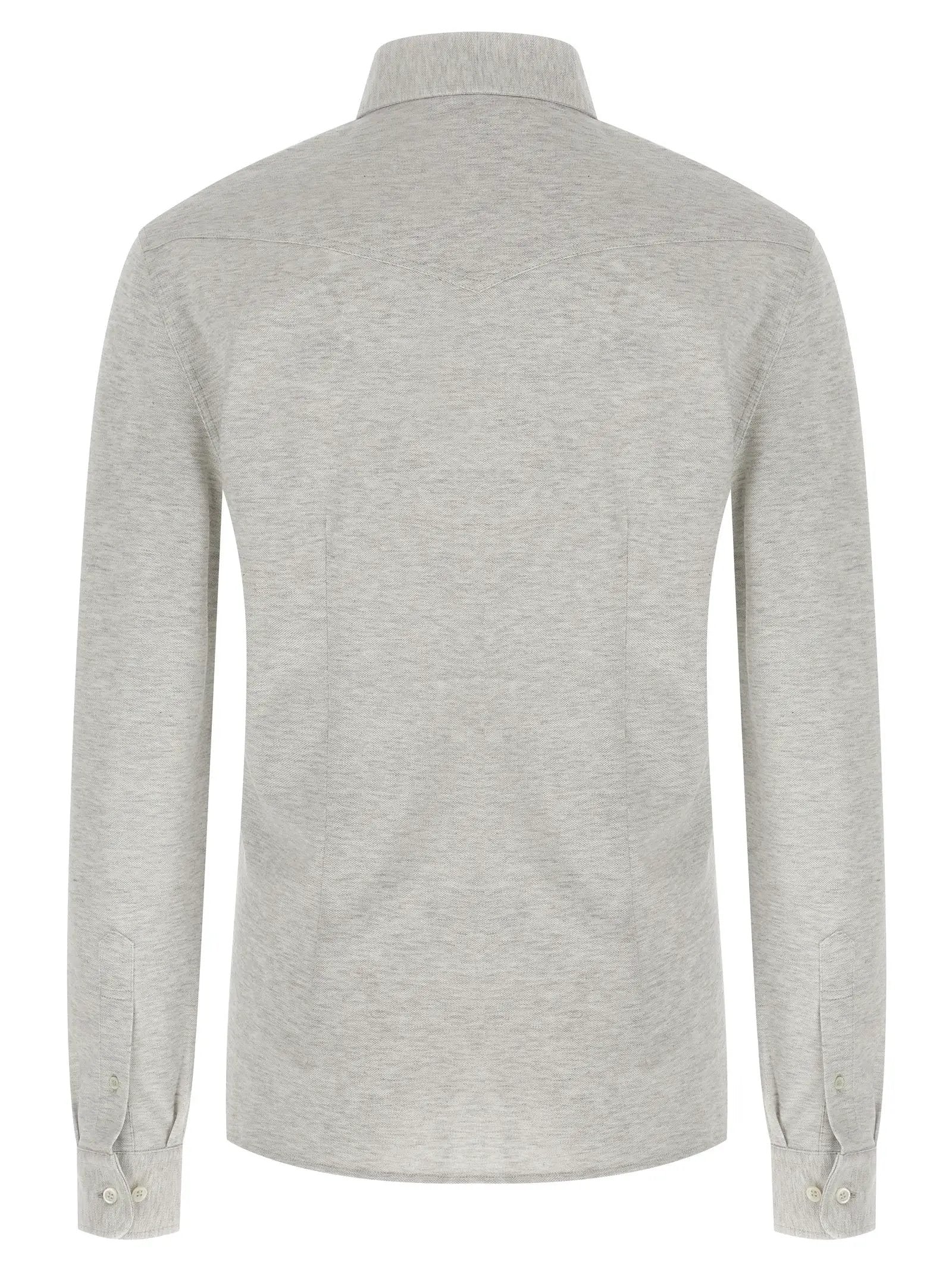 Brunello Cucinelli Gray Cotton Blouse