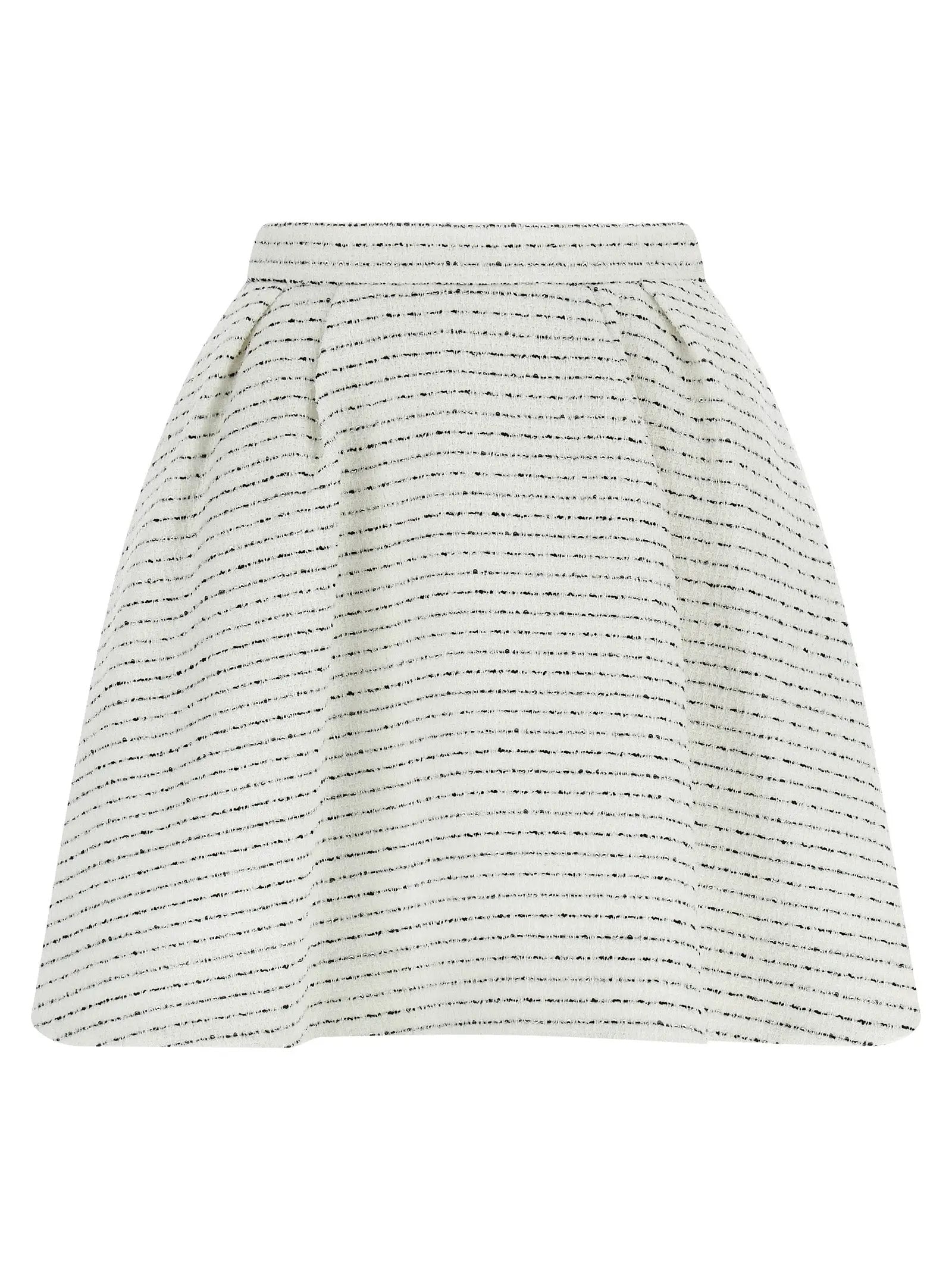 Alessandra Rich White Polyamide Long Skirt