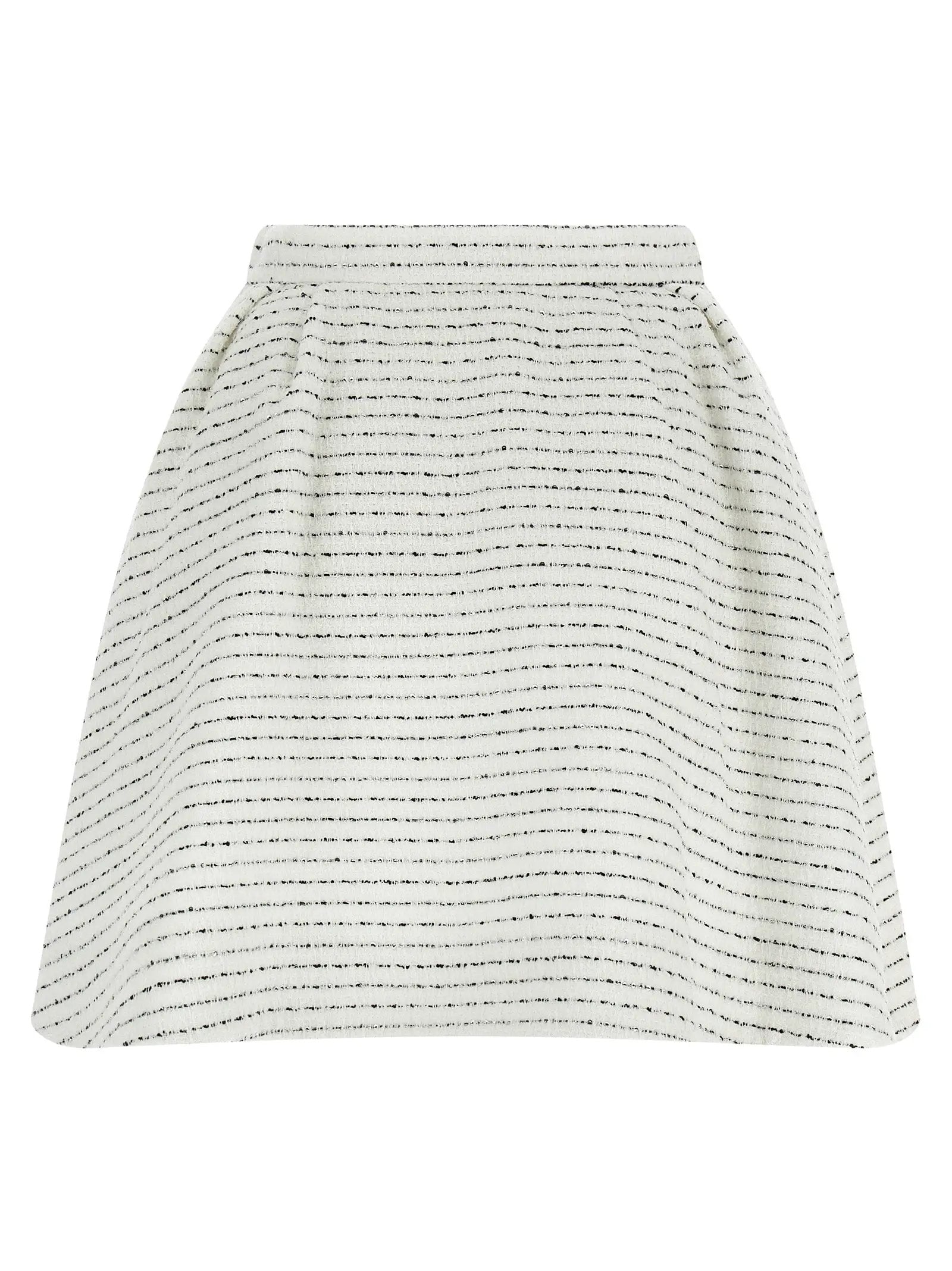 Alessandra Rich White Polyamide Long Skirt