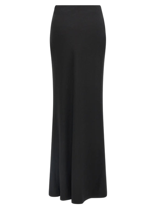 Mini-jupe Alessandra Rich en laine vierge noire