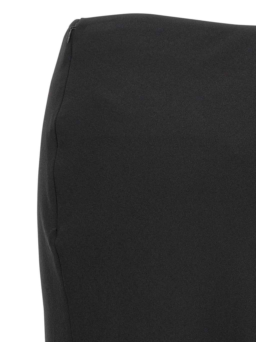 Alessandra Rich Black Virgin Wool Mini Skirt