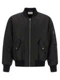 Saint Laurent Black Polyamide Bomber