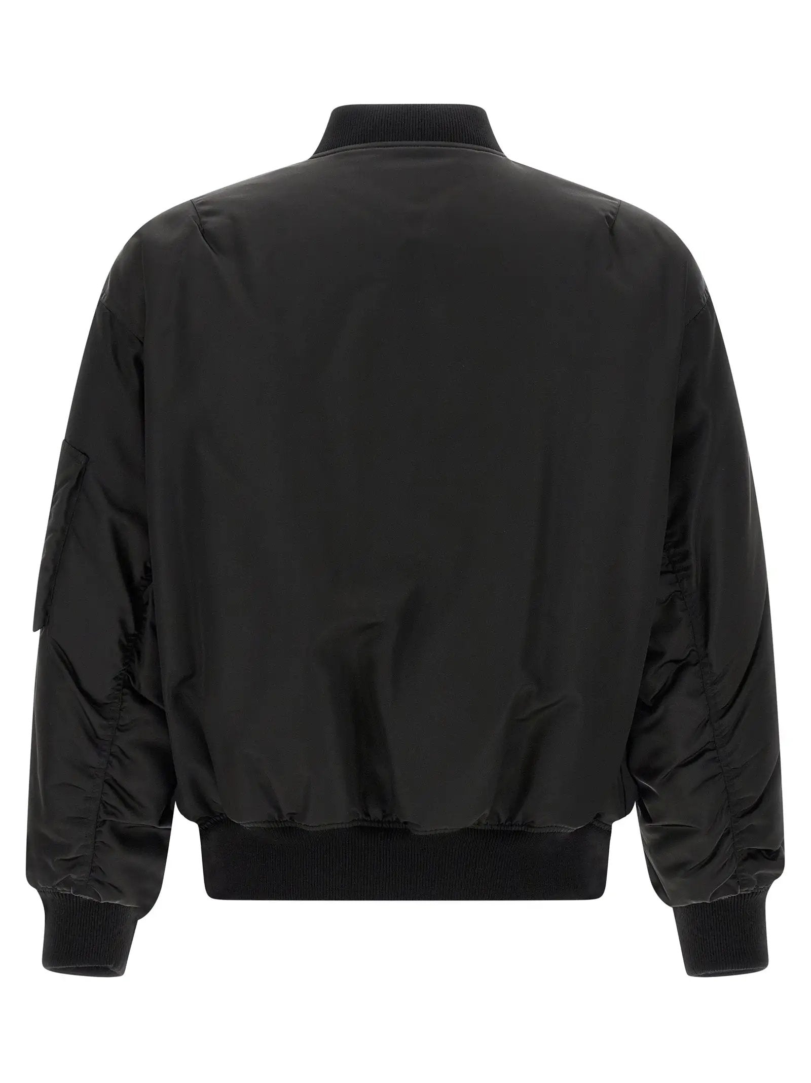 Saint Laurent Black Polyamide Bomber