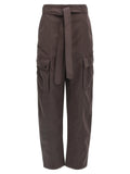 The Andamane Brown Polyester Cargo Pants
