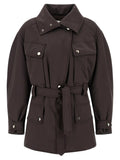 The Andamane Brown Polyester Parka