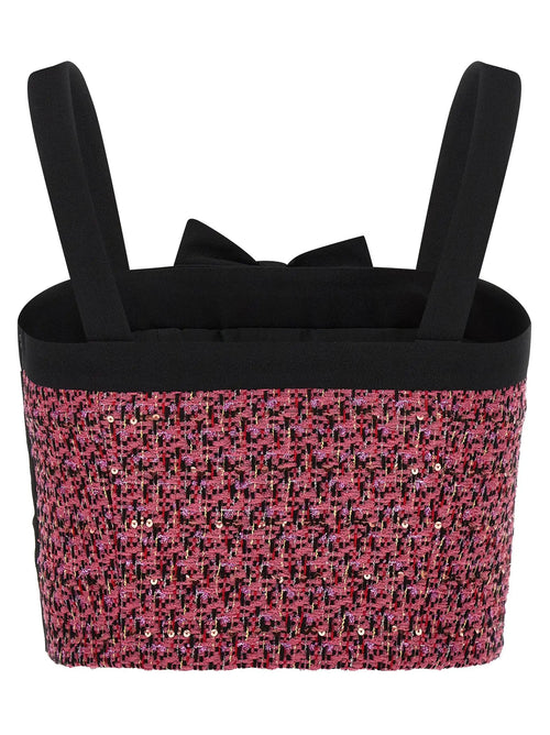 Débardeurs Alessandra Rich multicolores en polyamide