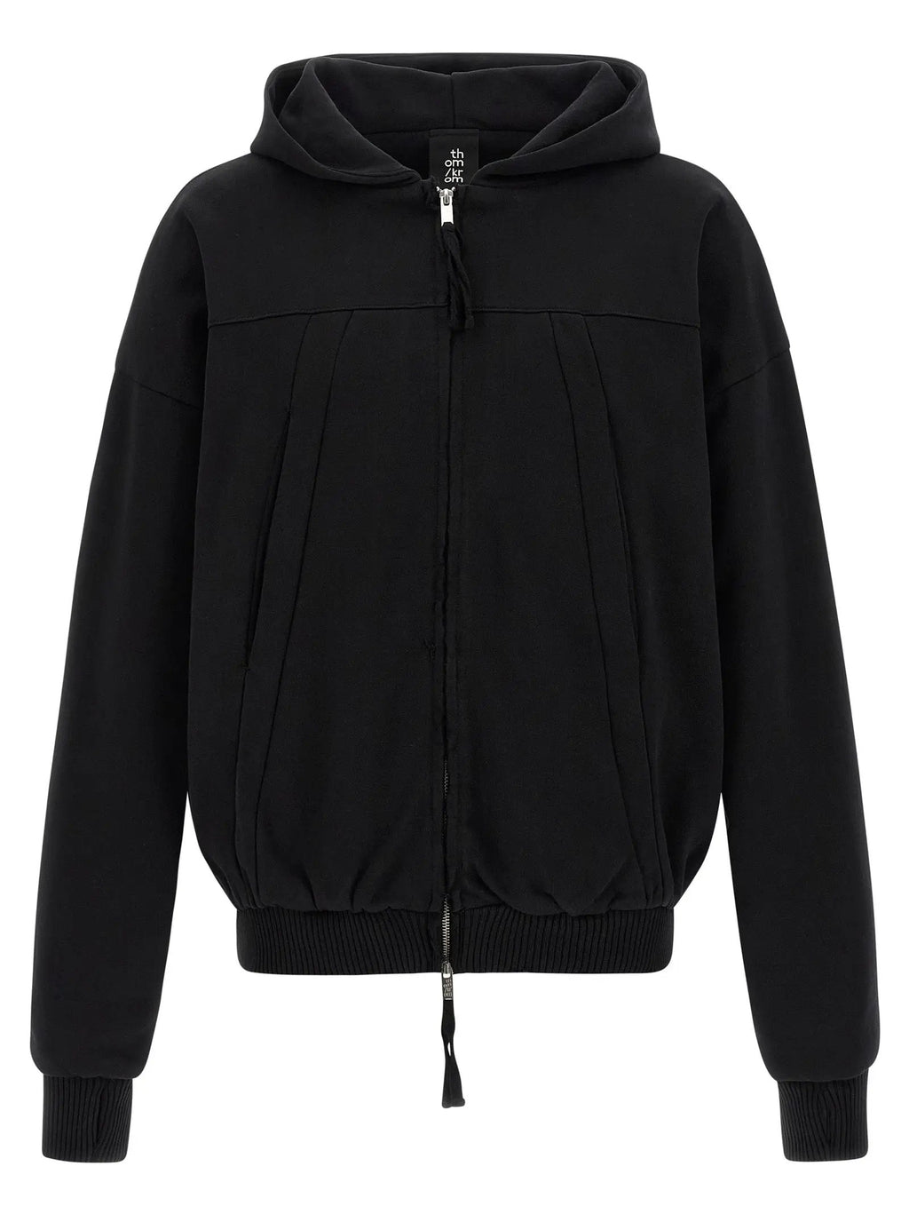 Thom Krom Black Cotton Sweatshirt