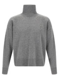 Ami Paris Gray Wool Cardigan
