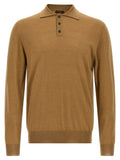 ZANONE Beige Cashmere Polo Shirt