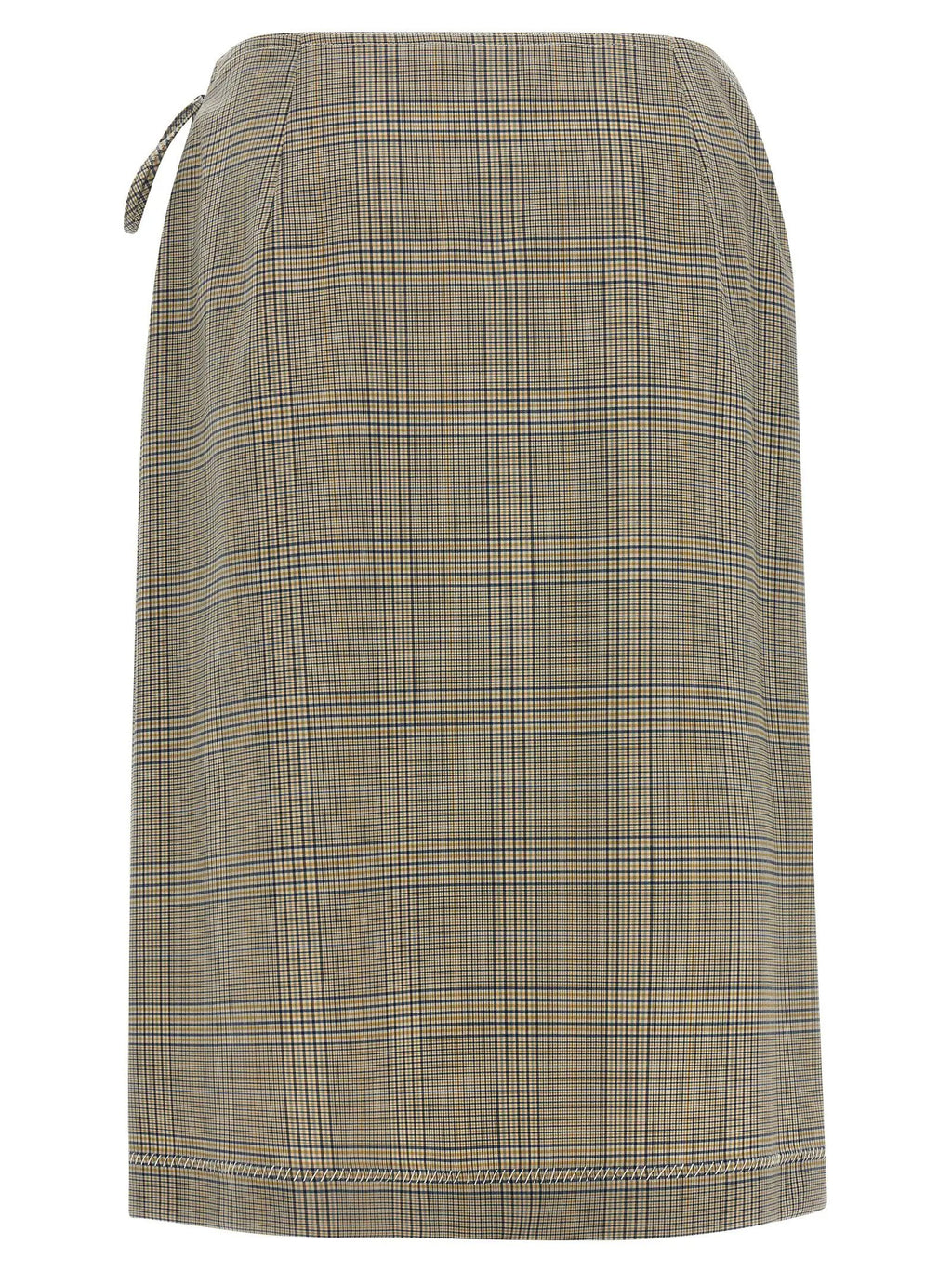 Marni Gray Polyester Midi Skirt