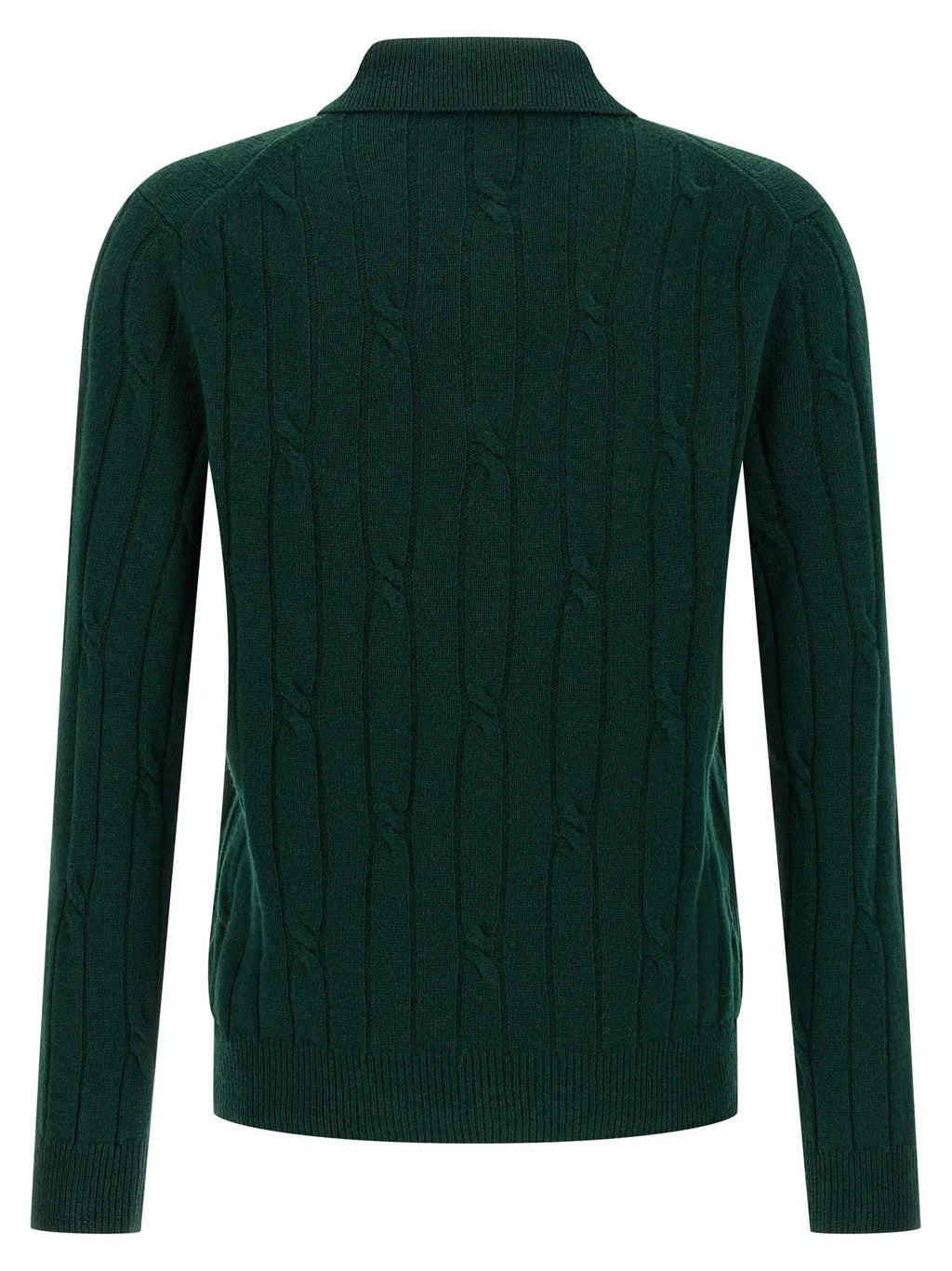 ZANONE Bicolor Virgin Wool Polo Shirt