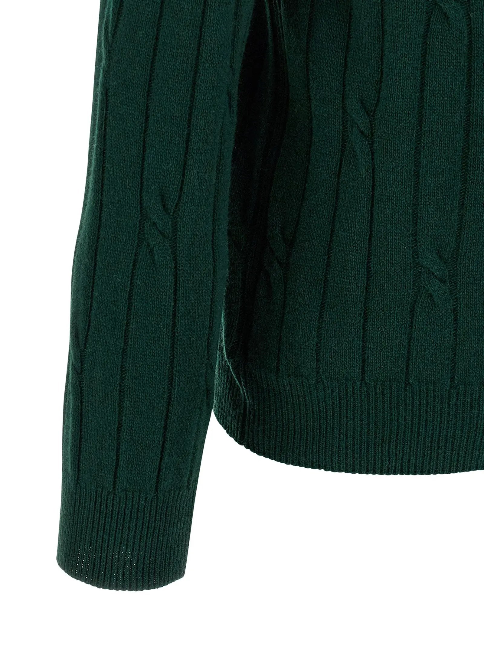 ZANONE Bicolor Virgin Wool Polo Shirt