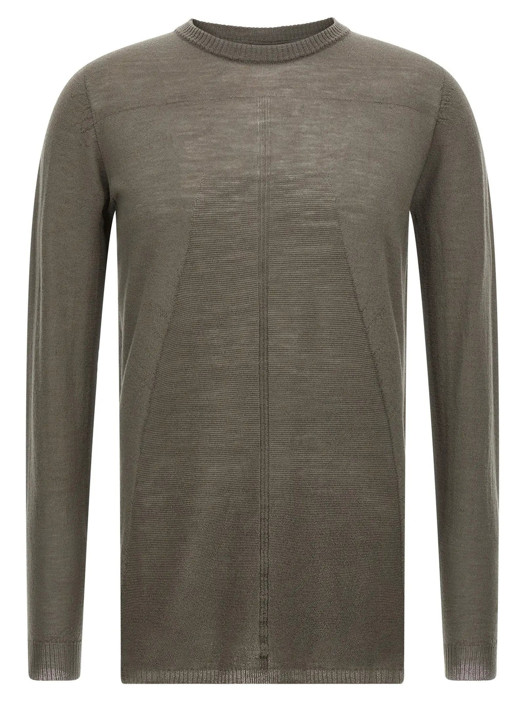 Rick Owens Gray Wool Cardigan