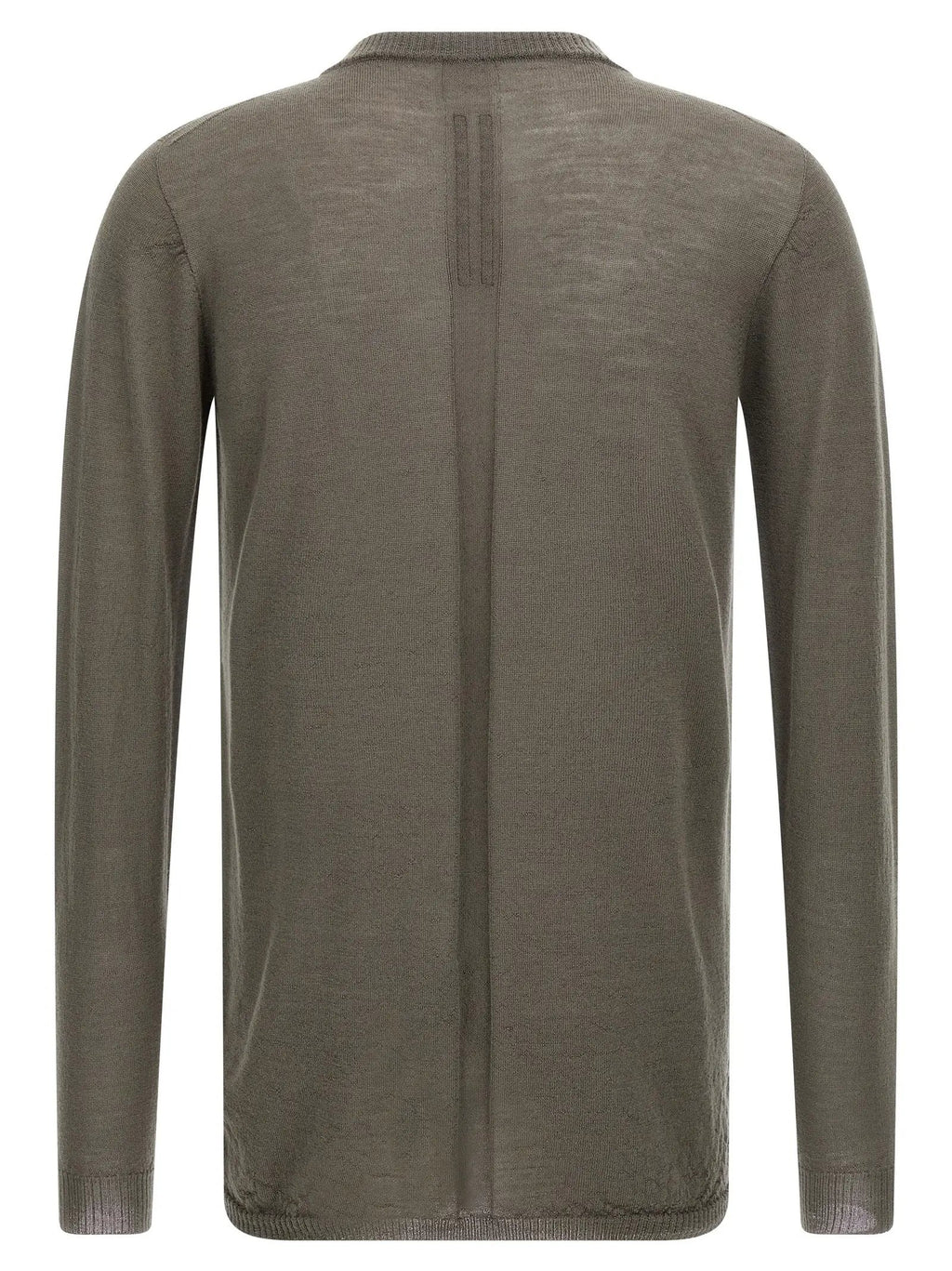 Rick Owens Gray Wool Cardigan