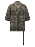 DRKSHDW Gray Cotton Blouse