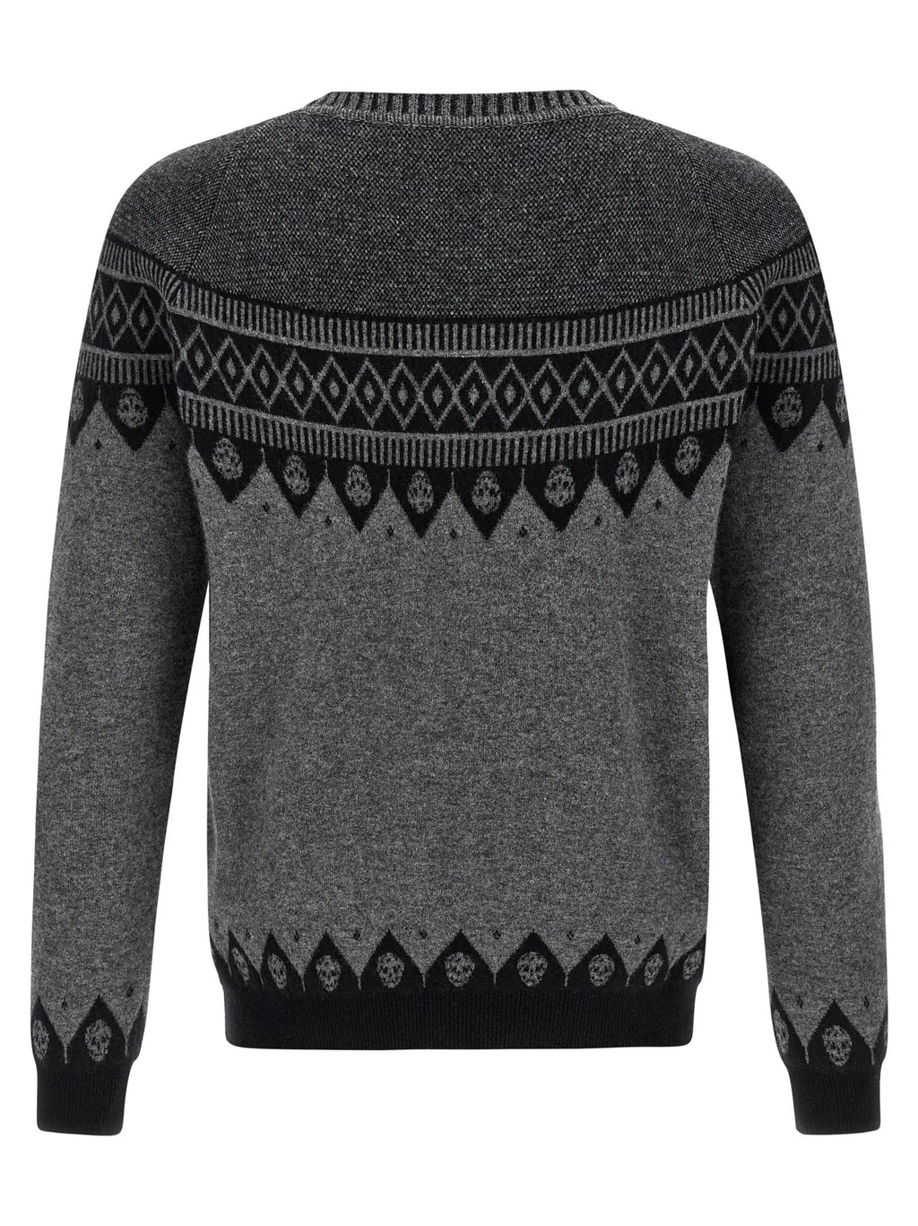 Alexander McQueen Gray Wool Cardigan