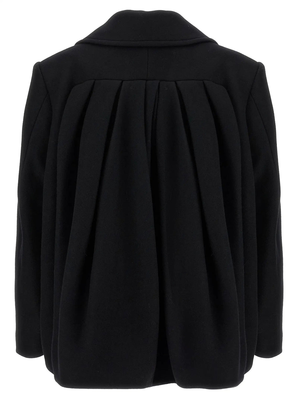 Dries Van Noten Black Wool Coat