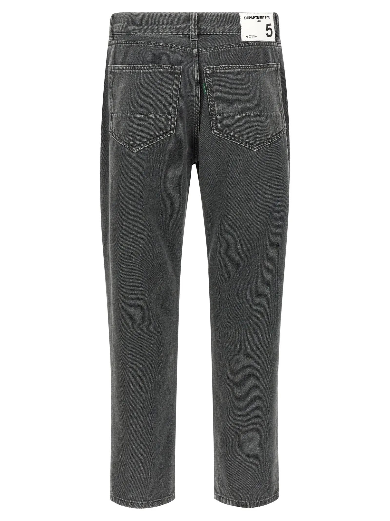 Department 5 Gray Cotton Cropped Jeans