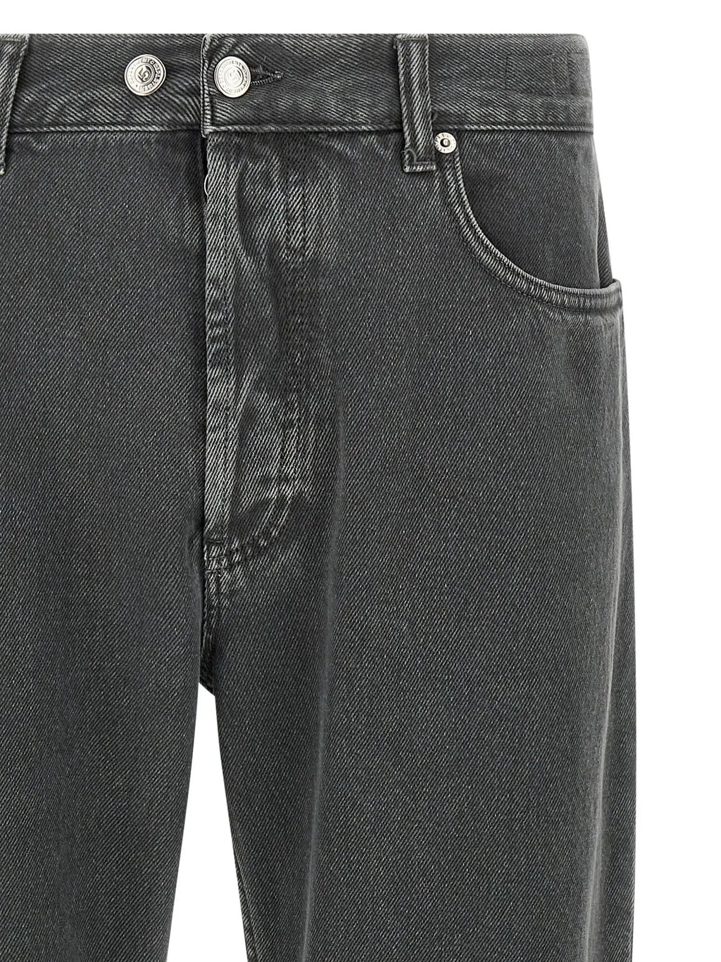 Department 5 Gray Cotton Cropped Jeans