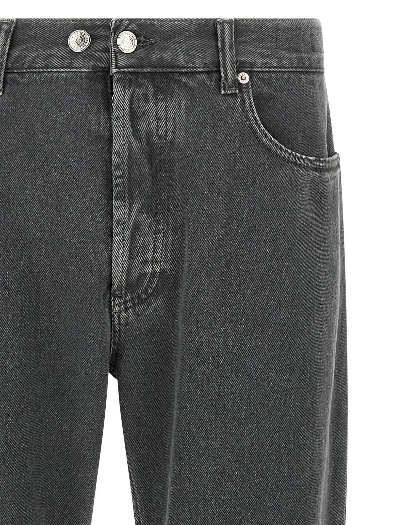 Department 5 Gray Cotton Cropped Jeans
