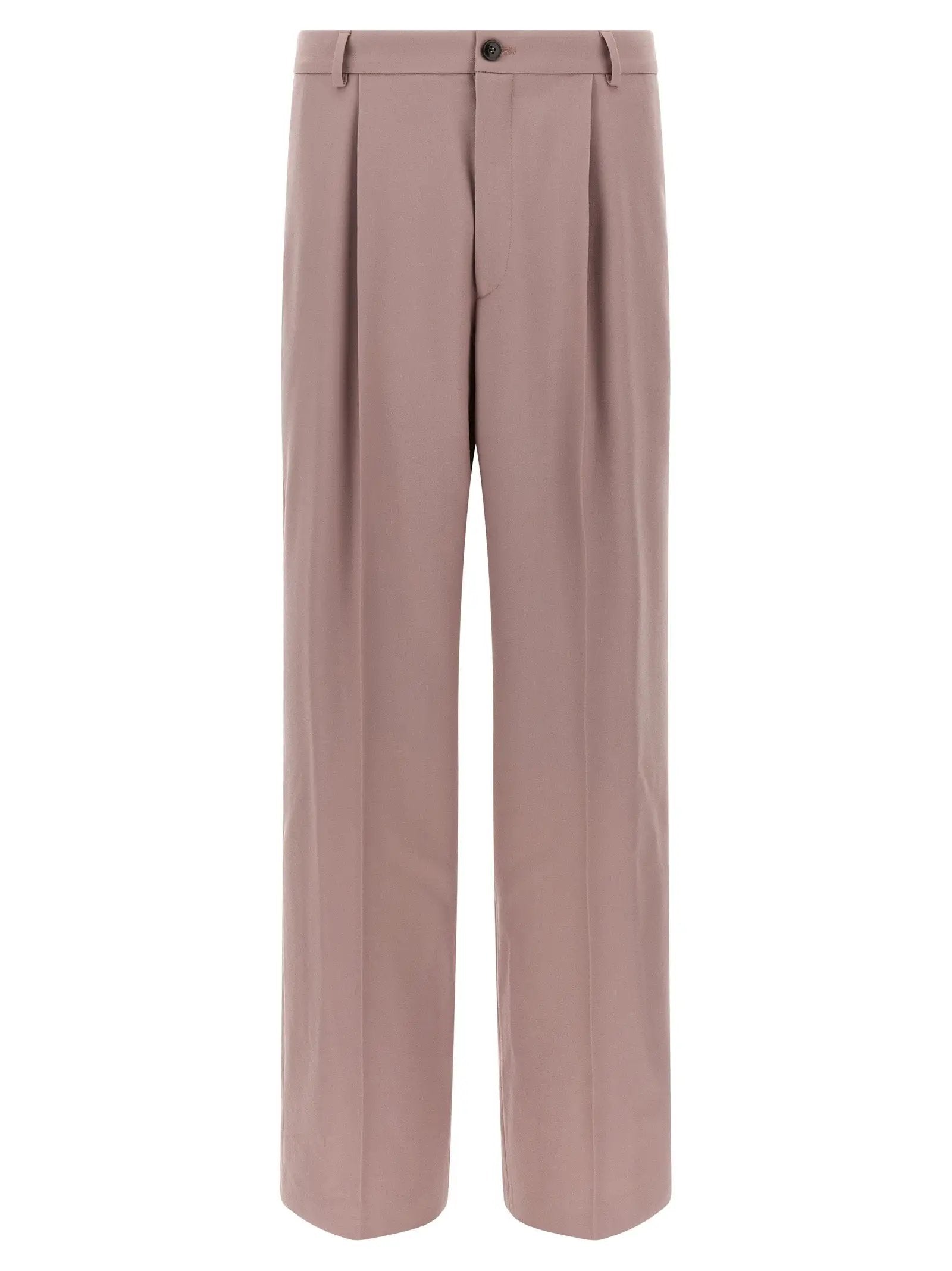 Dries Van Noten Multicolor Wool Dress Pants