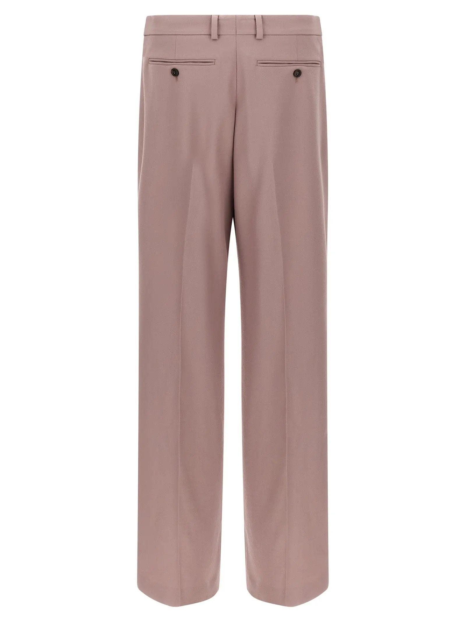 Dries Van Noten Multicolor Wool Dress Pants