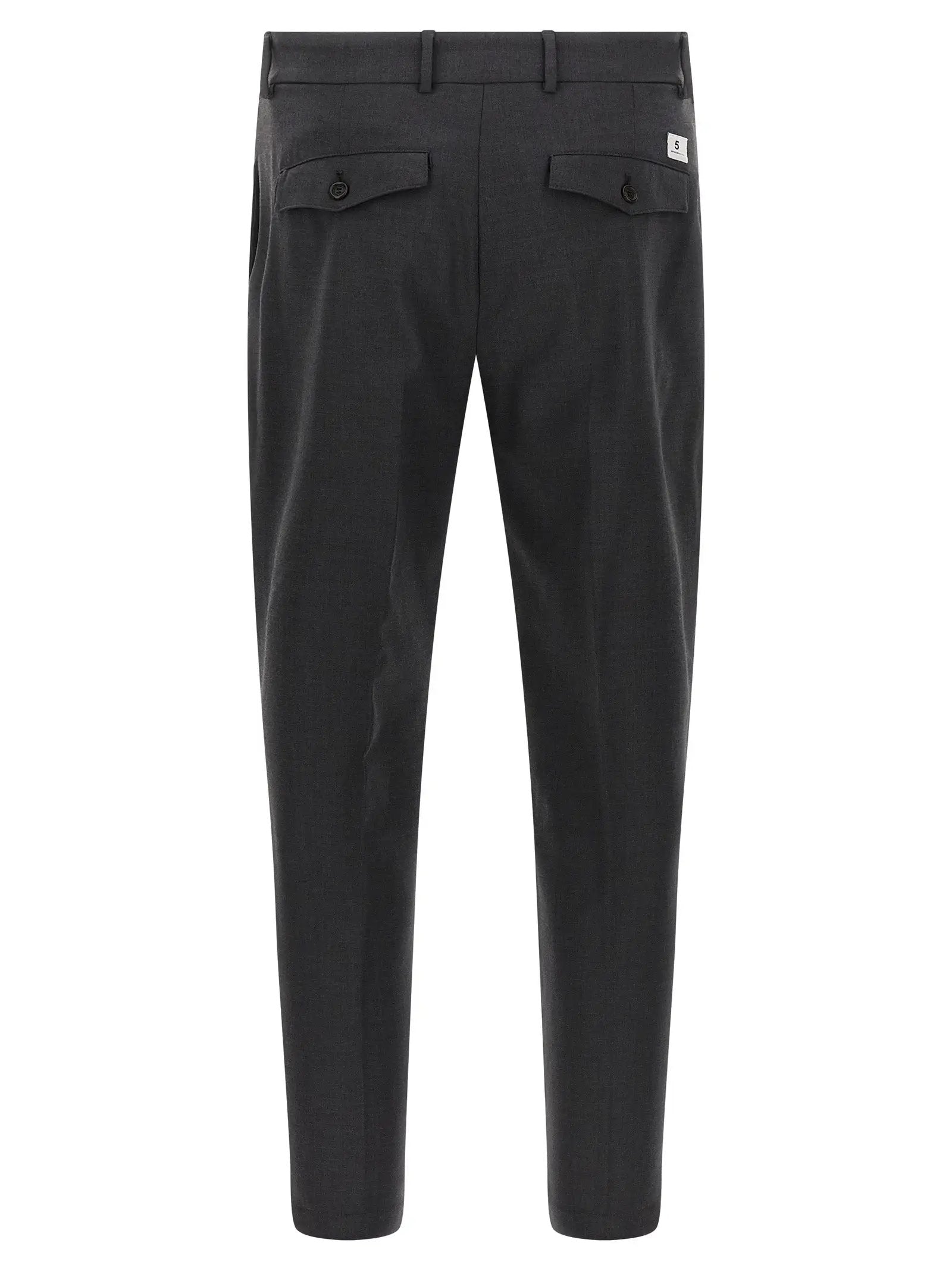 Department 5 Gray Virgin Wool Cropped Pants