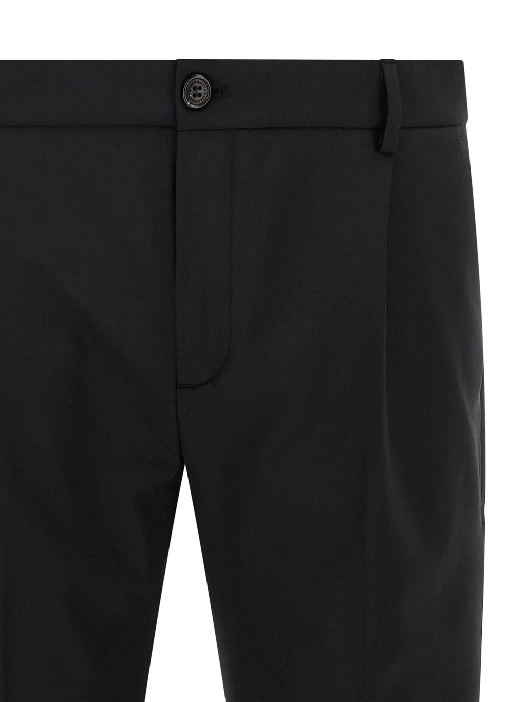 Department 5 Black Virgin Wool Cropped Pants