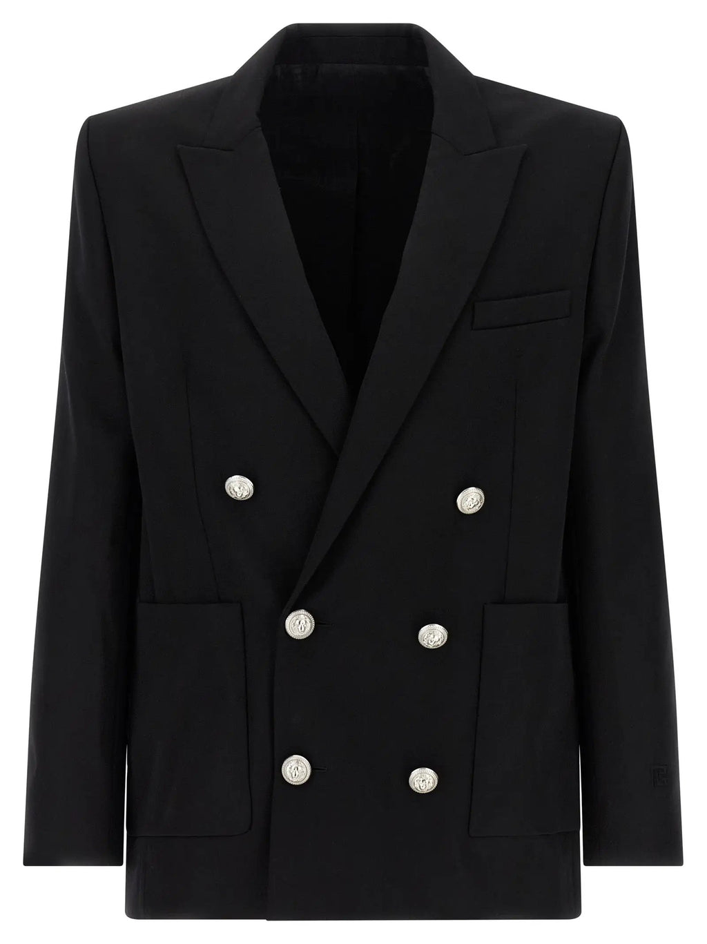 Balmain Black Virgin Wool Blazer