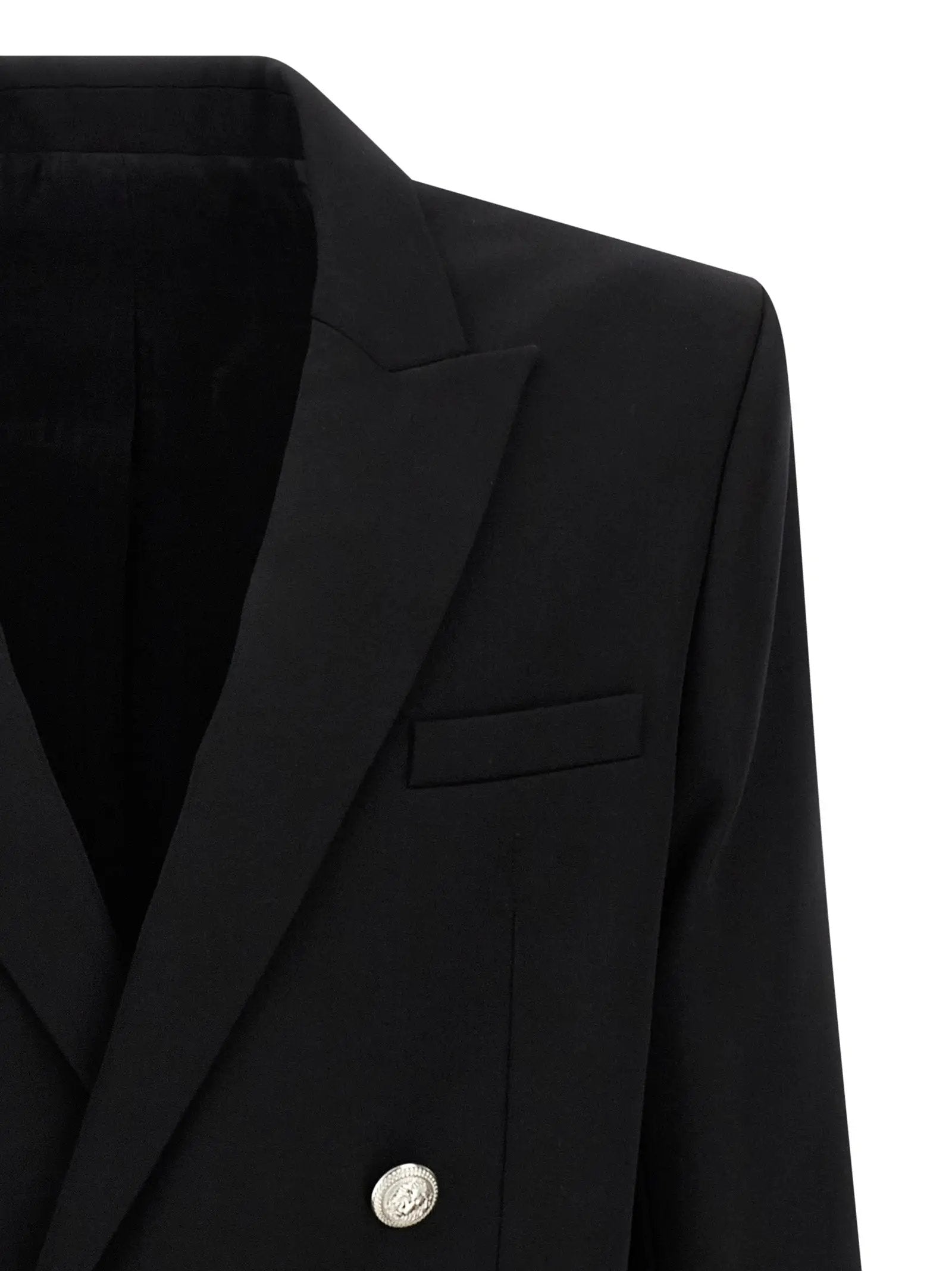 Balmain Black Virgin Wool Blazer