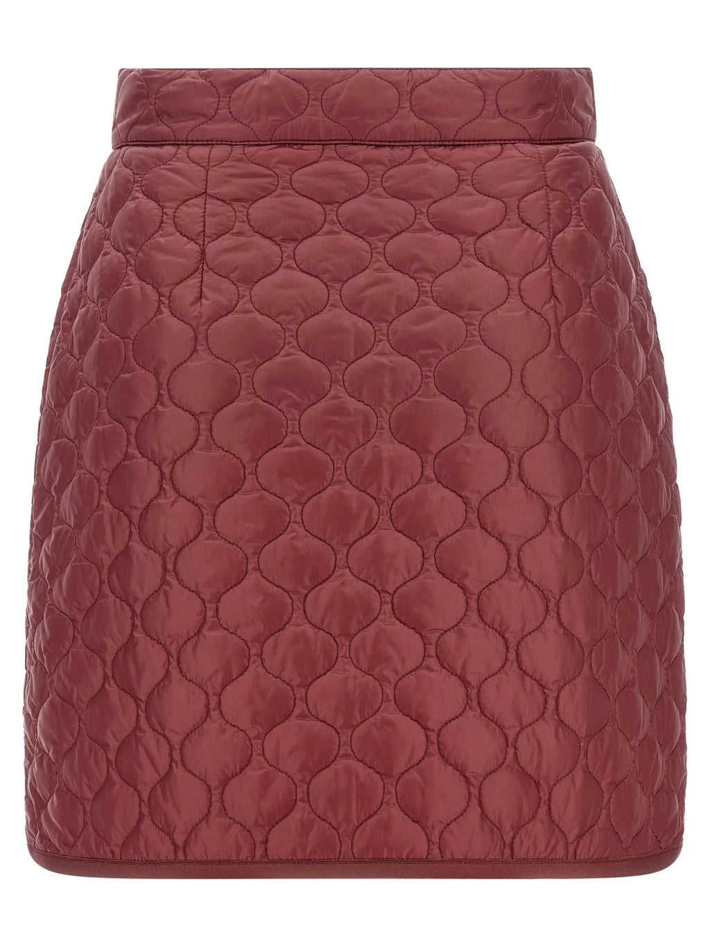 Moncler Bordeaux Polyamide Long Skirt