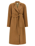 Khaite Brown Wool Coat