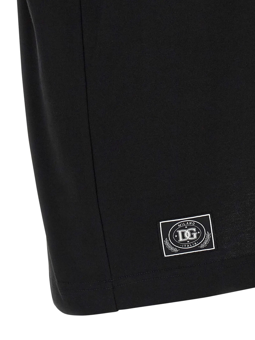 T-shirt bicolore en coton Dolce & Gabbana