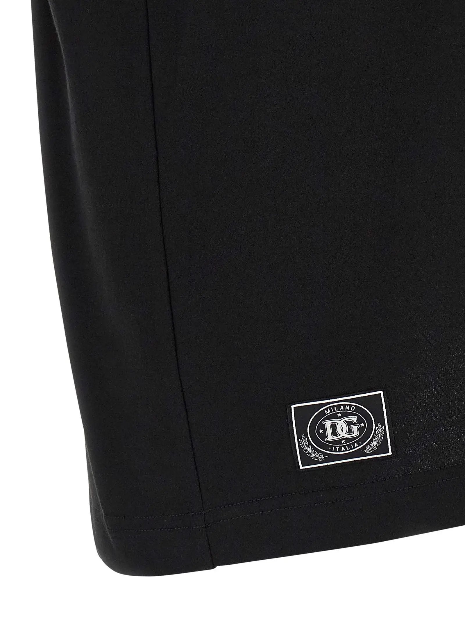 T-shirt bicolore en coton Dolce & Gabbana