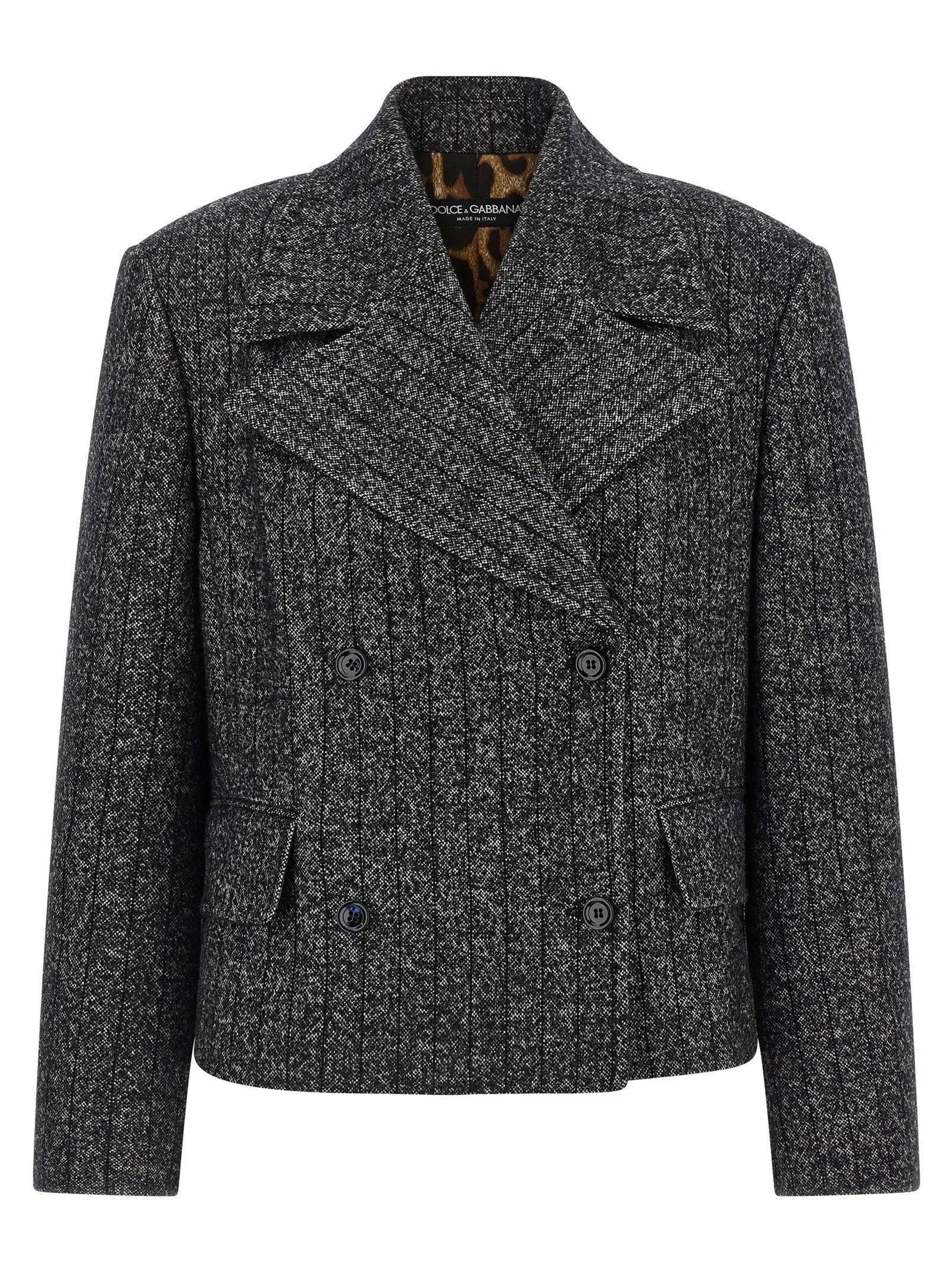 Blazer bicolore en élasthanne Dolce & Gabbana