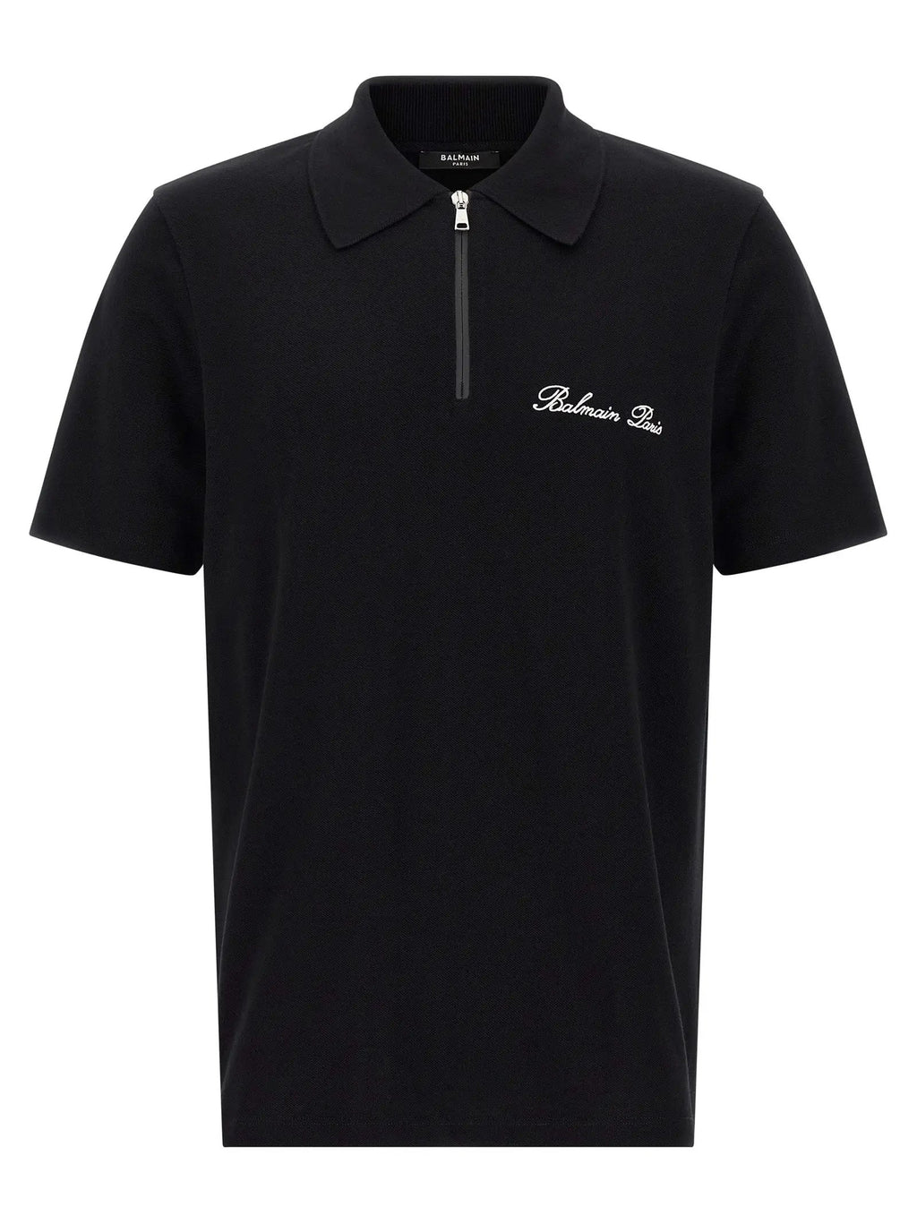 Balmain Bicolor Cotton Polo Shirt