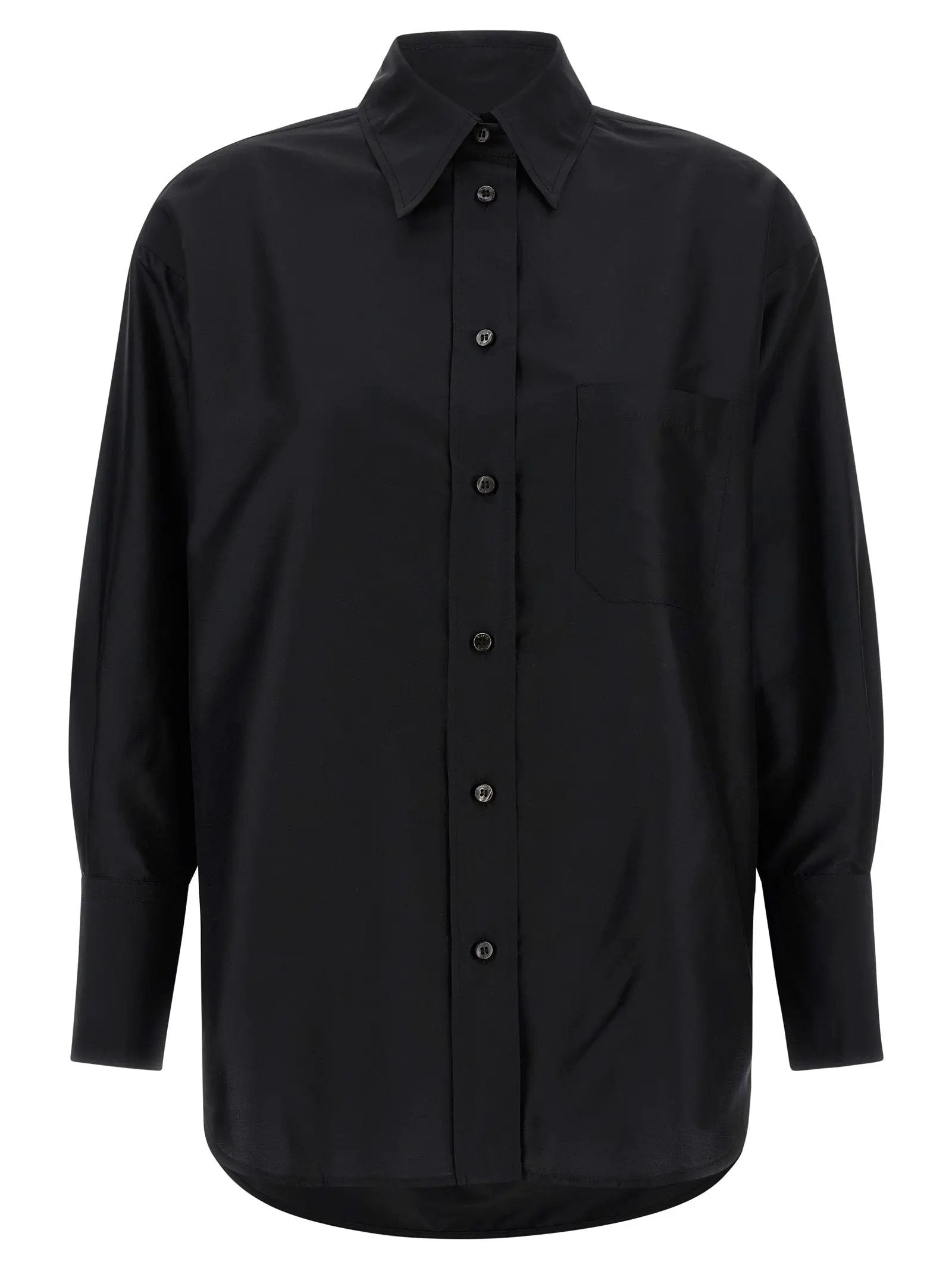 Alberto Biani Alberto Biani Black Silk Blouse
