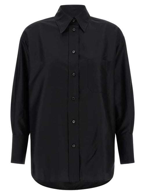 Alberto Biani Alberto Biani Black Silk Blouse