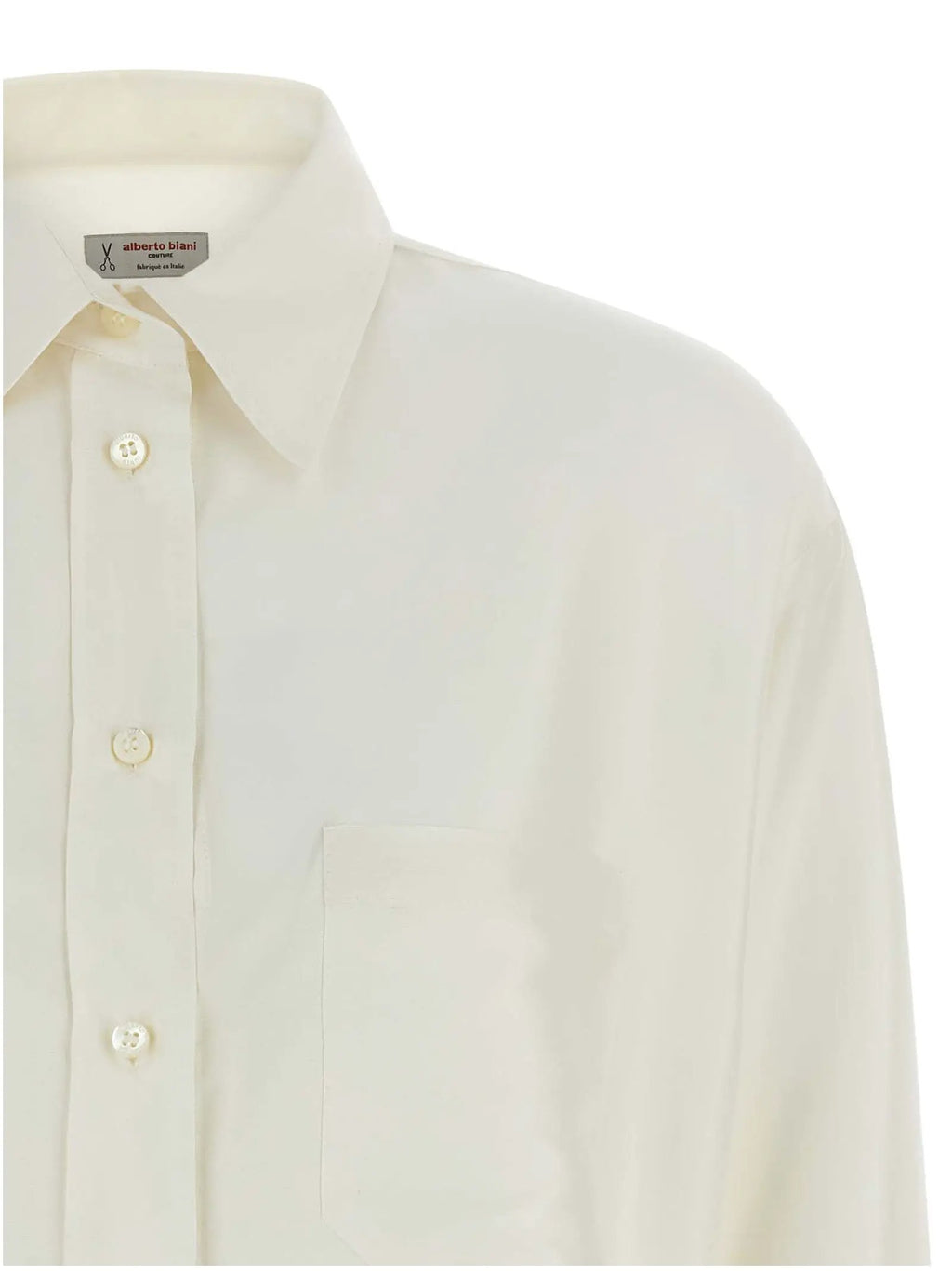 Alberto Biani Alberto Biani White Silk Blouse