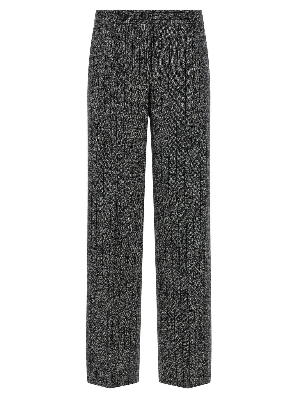 Dolce & Gabbana Bicolor Virgin Wool Casual Pants