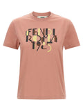 Fendi Multicolor Cotton T-Shirt