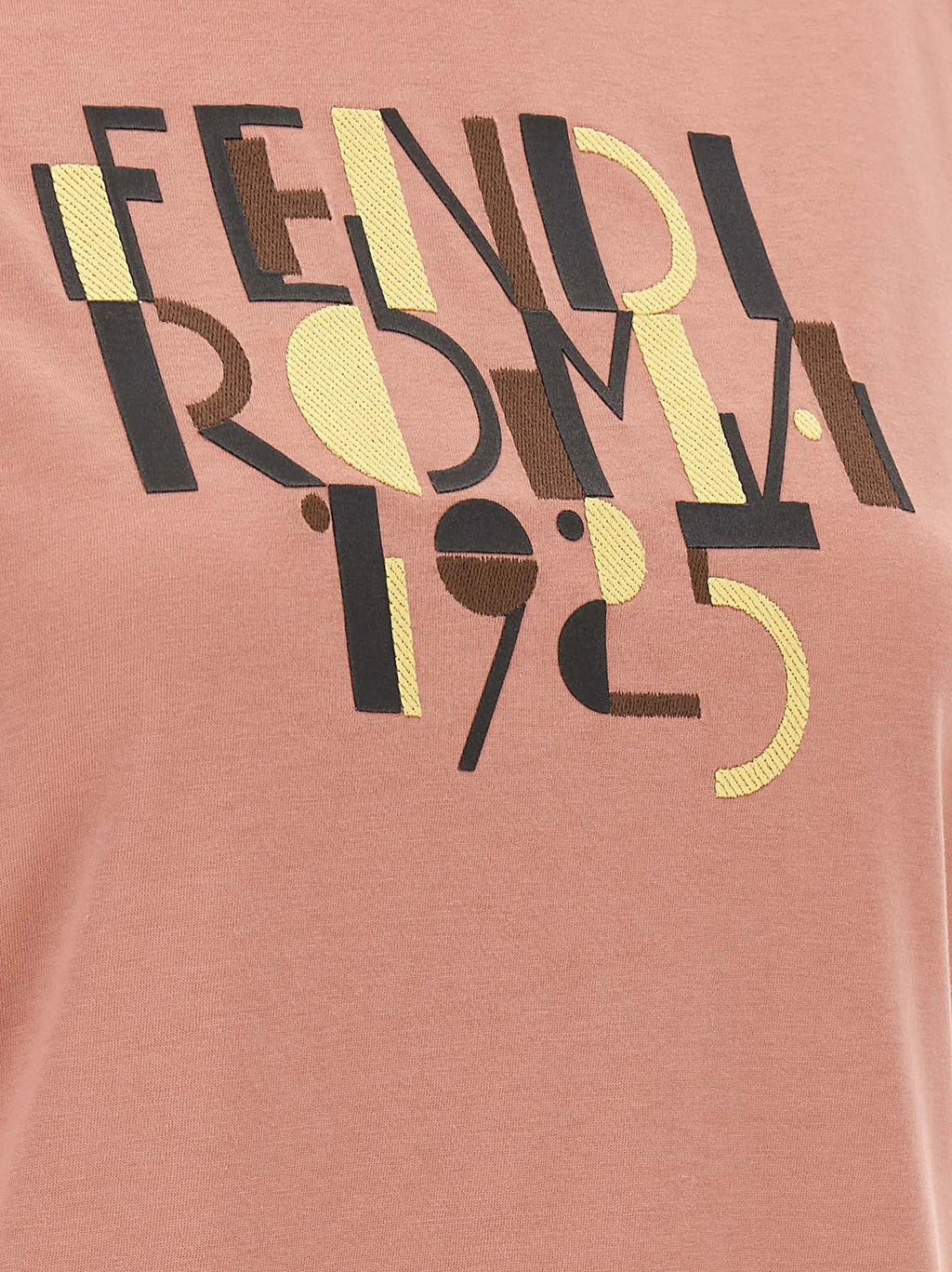Fendi Multicolor Cotton T-Shirt