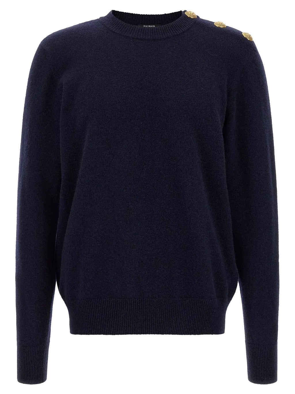 Balmain Blue Cashmere Cardigan