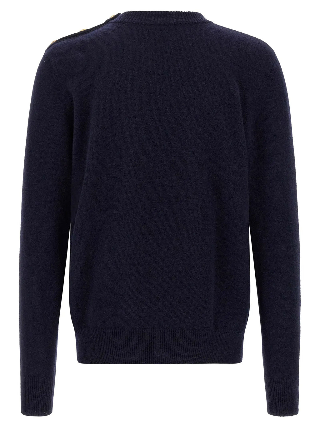 Balmain Blue Cashmere Cardigan